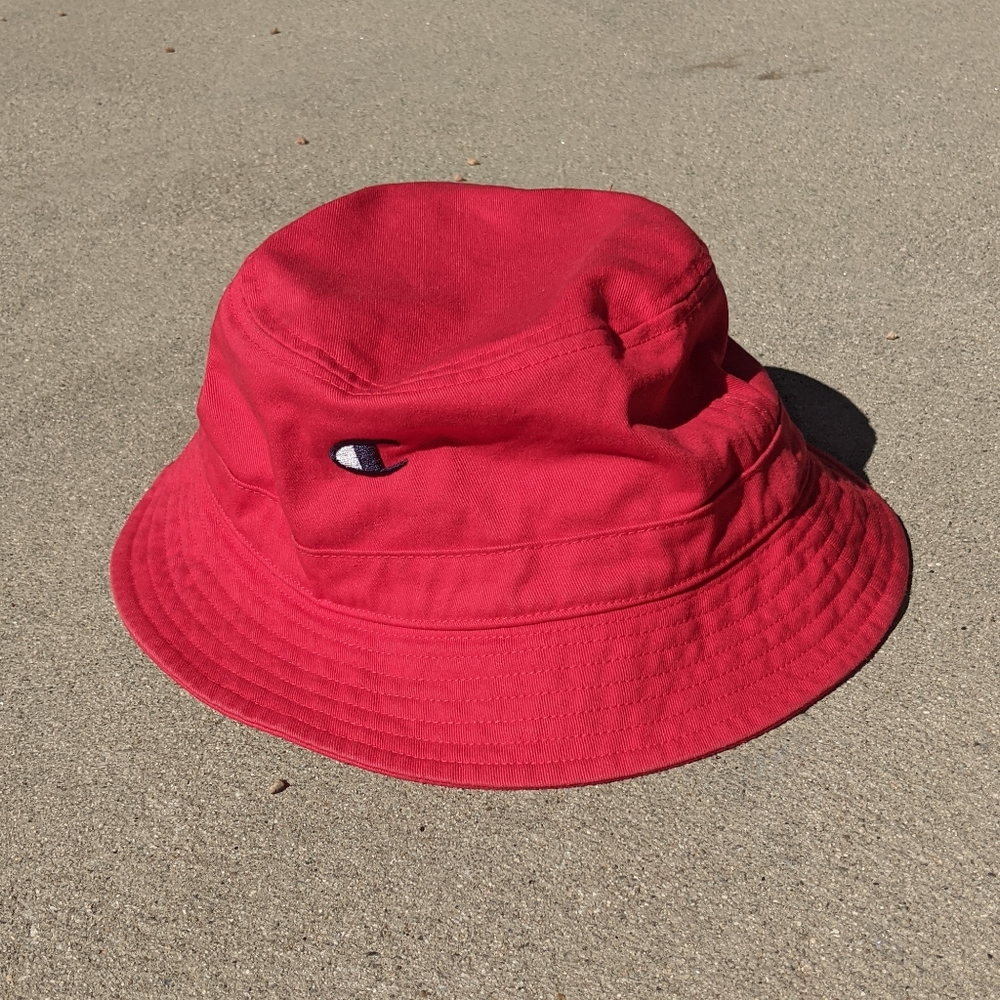 SOLD Champion Red Bucket Hat